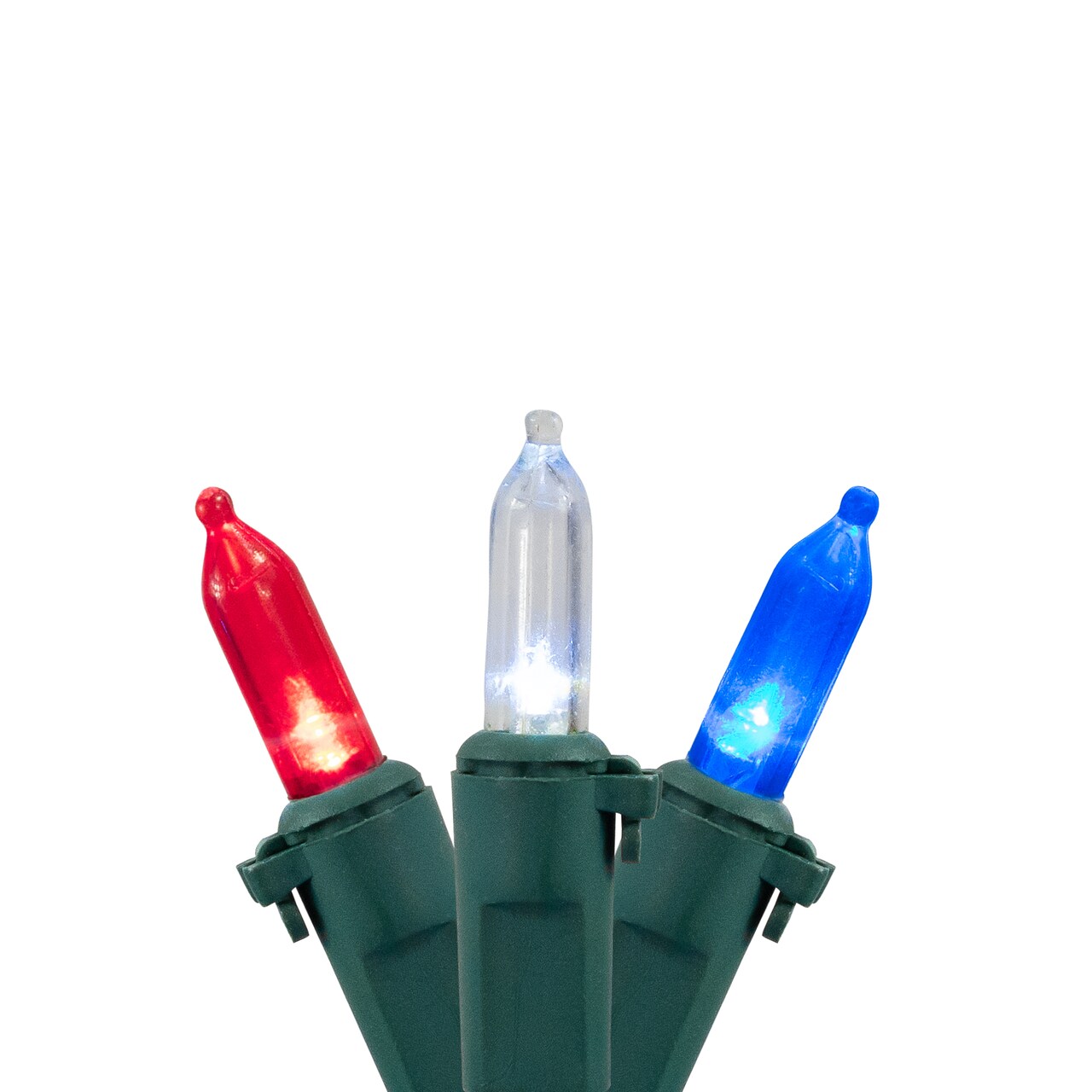 Northlight LED Mini Patriotic String Lights - Red, White and Blue - 32.75' - Green Wire - 100ct